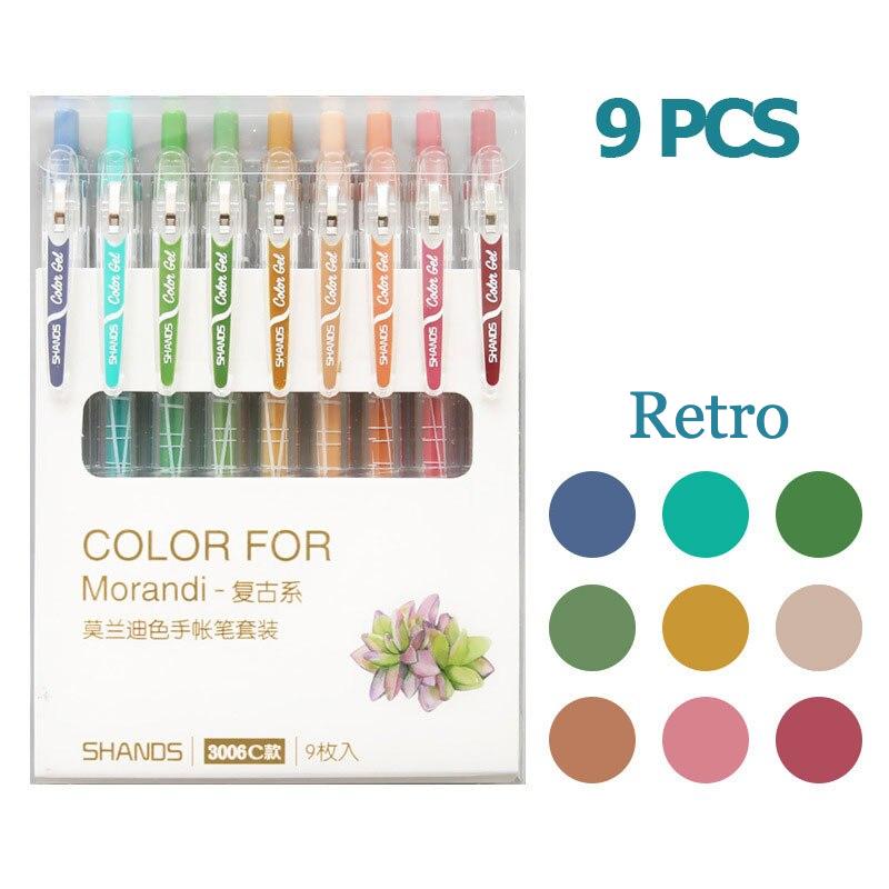 Retro Color 9 PCS