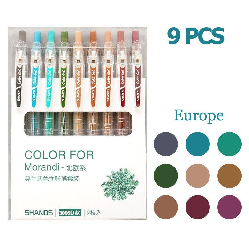 Europe Color 9 PCS