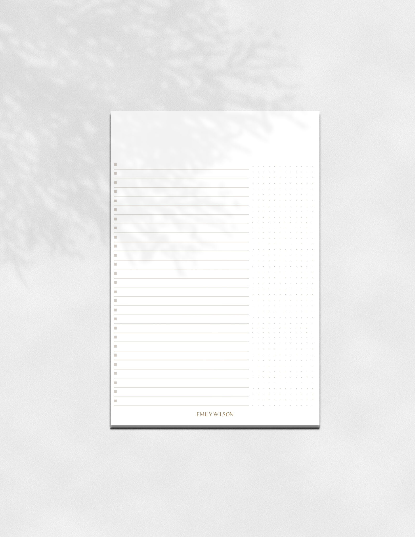Personalized & Elegant Refillable Notepad - Bow - Stationery Snobs