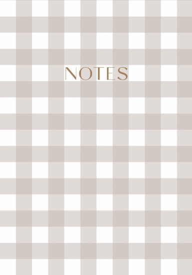 A5 Notebook Doted - Gingham