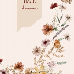 A5 Notebook Doted - Butterfly